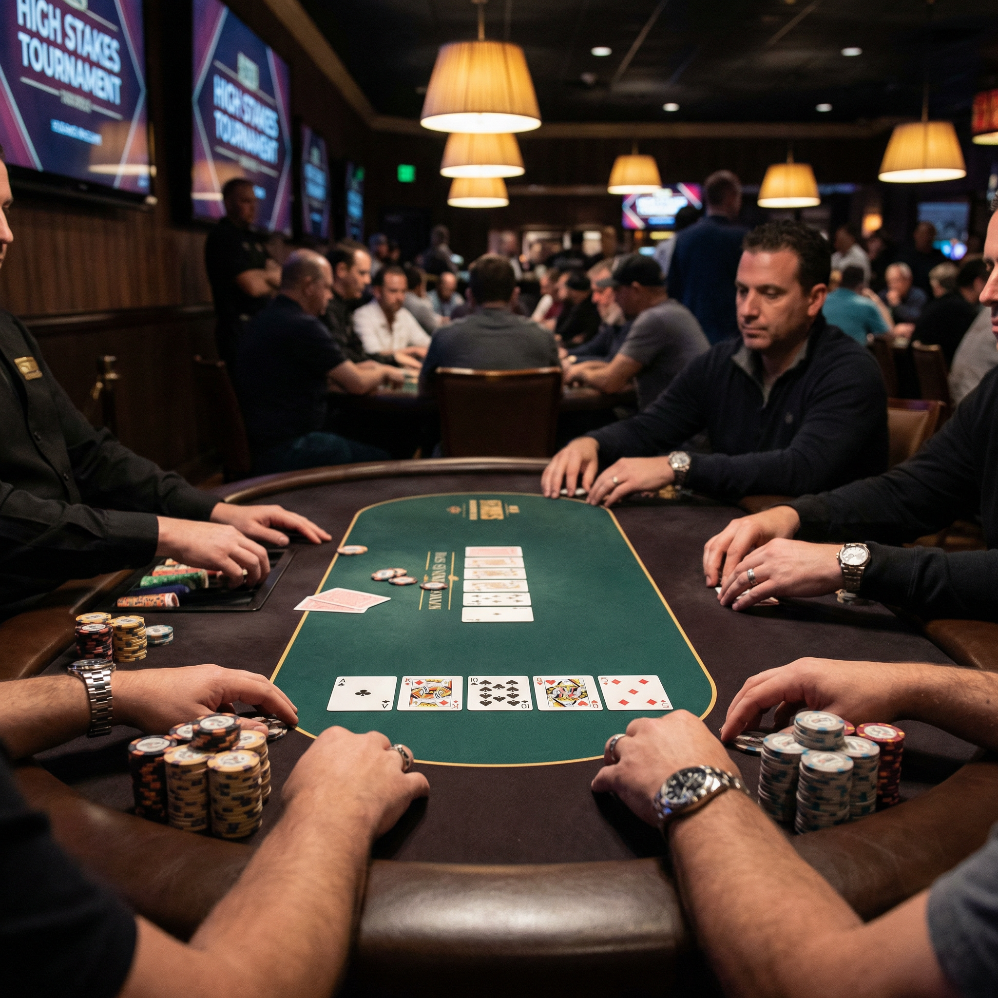 德州扑克游戏界面展示