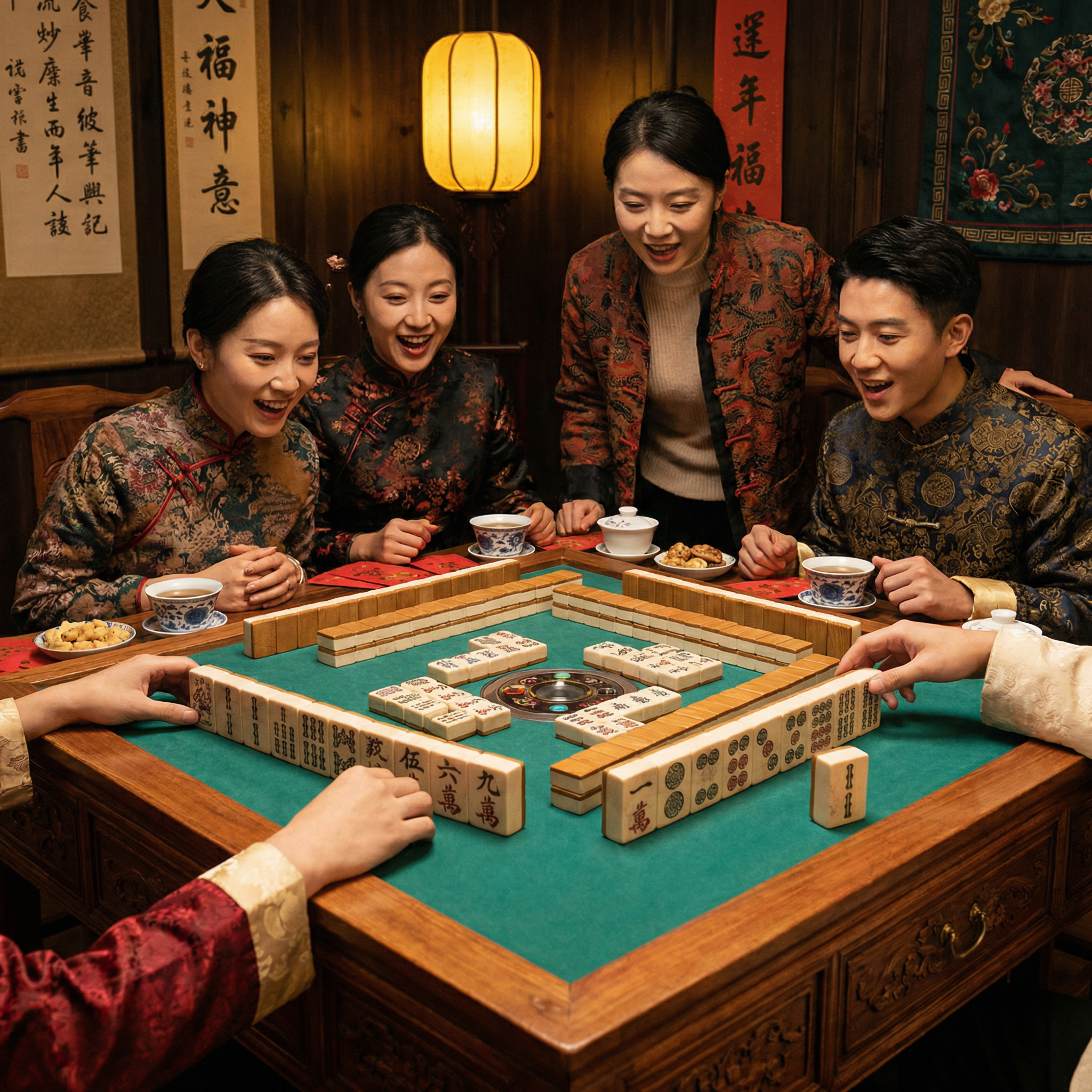 麻将胡了游戏场景